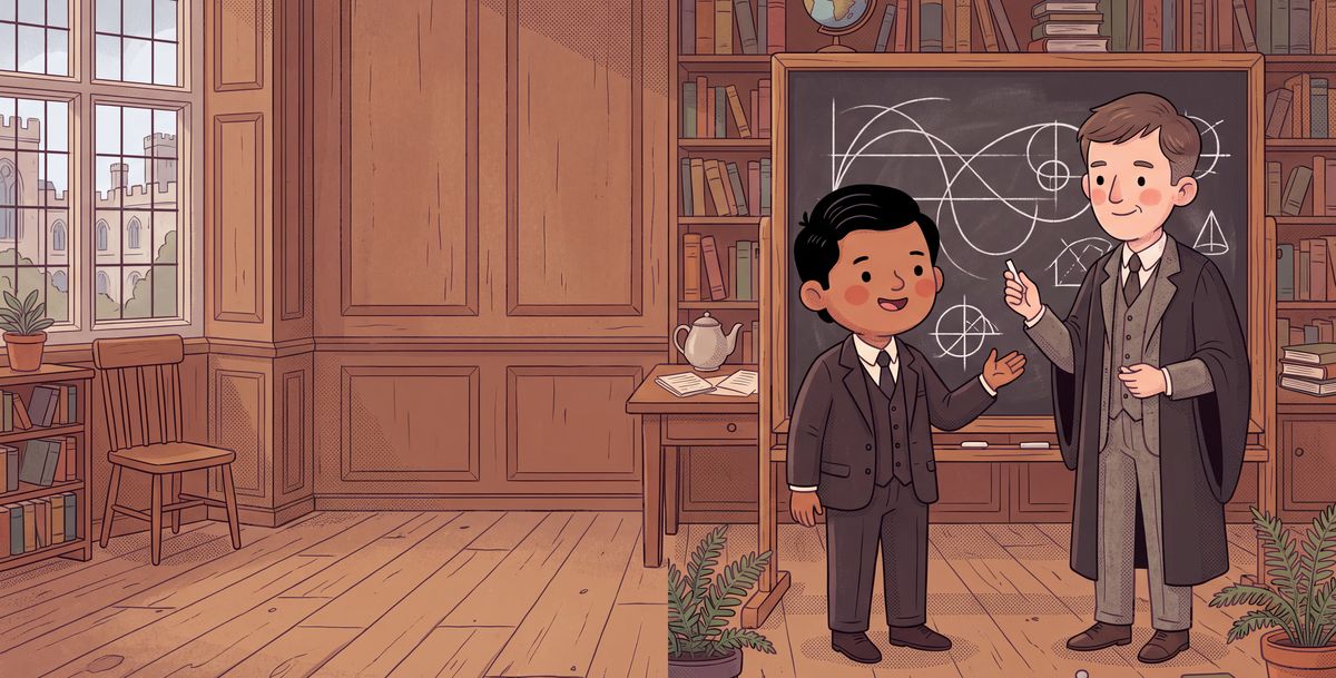 Spread 1 of 3 from Srinivasa Ramanujan